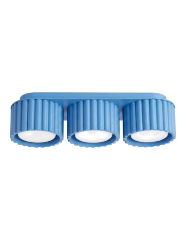 Sollux Plafon AURA 3 błękitny Gx53 SL.2643