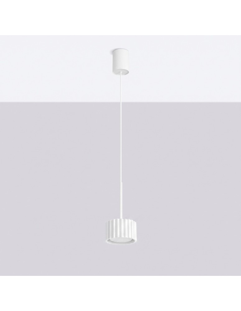 Sollux Lampa wisząca AURA 1 biała Gx53 SL.2676