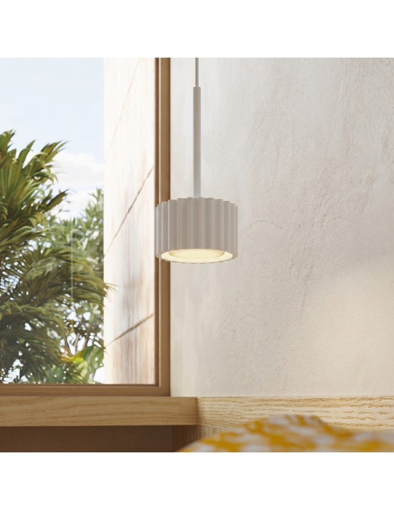 Sollux Lampa wisząca AURA 1 biała Gx53 SL.2676