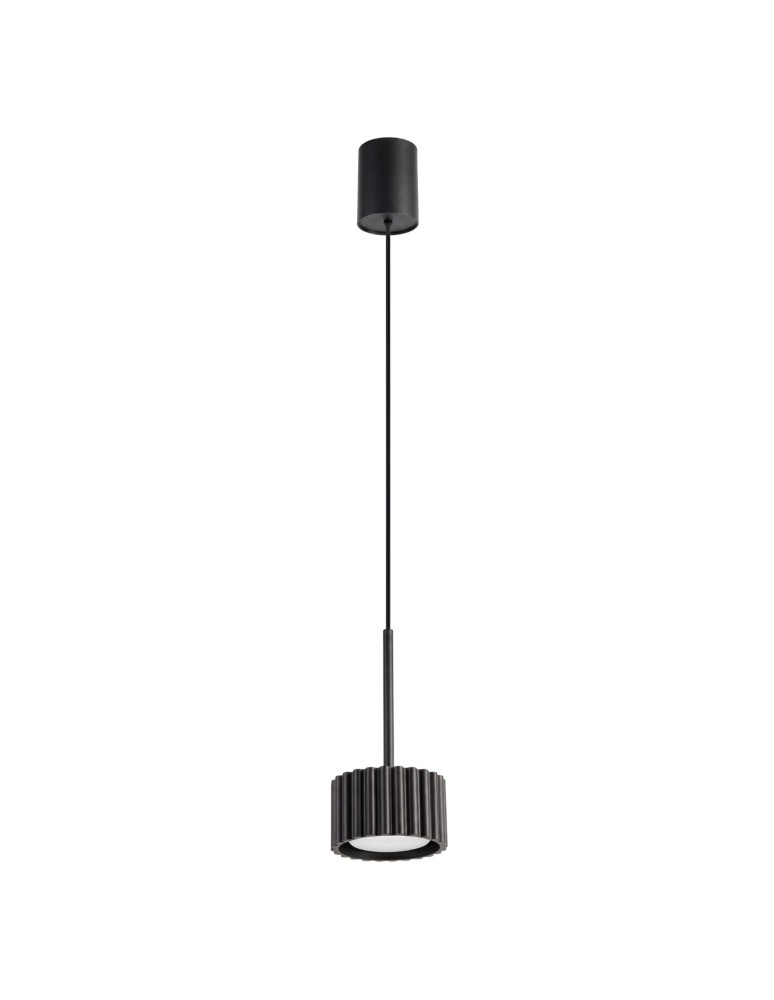 Sollux Lampa wisząca AURA 1 czarna Gx53 SL.2677 Sollux Lampa wisząca AURA 1 czarna Gx53 SL.2677