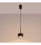 Sollux Lampa wisząca AURA 1 czarna Gx53 SL.2677 Sollux Lampa wisząca AURA 1 czarna Gx53 SL.2677