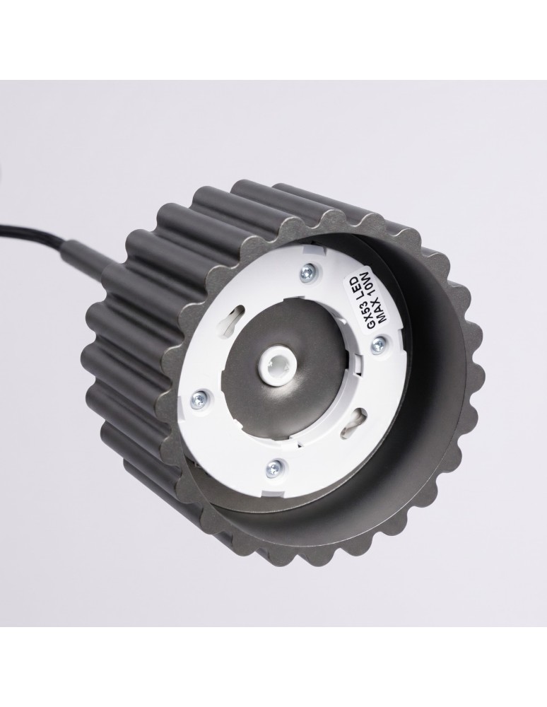 Sollux Lampa wisząca AURA 1 czarna Gx53 SL.2677 Sollux Lampa wisząca AURA 1 czarna Gx53 SL.2677