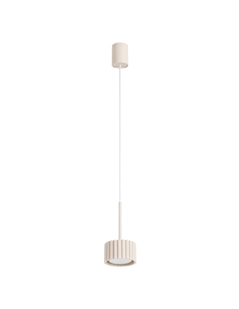 Sollux Lampa wisząca AURA 1 beżowa Gx53 SL.2678