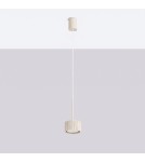 Sollux Lampa wisząca AURA 1 beżowa Gx53 SL.2678
