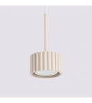 Sollux Lampa wisząca AURA 1 beżowa Gx53 SL.2678
