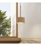 Sollux Lampa wisząca AURA 1 beżowa Gx53 SL.2678