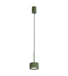 Sollux Lampa wisząca AURA 1 zielona oliwka Gx53 SL.2679