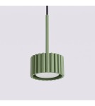 Sollux Lampa wisząca AURA 1 zielona oliwka Gx53 SL.2679