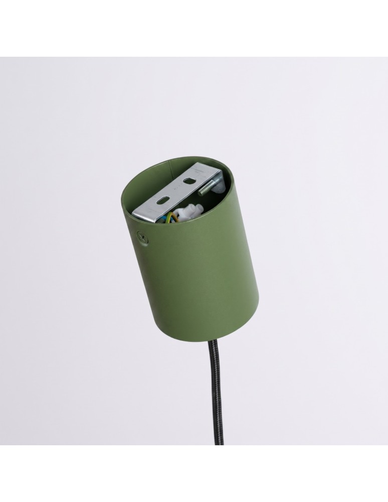 Sollux Lampa wisząca AURA 1 zielona oliwka Gx53 SL.2679