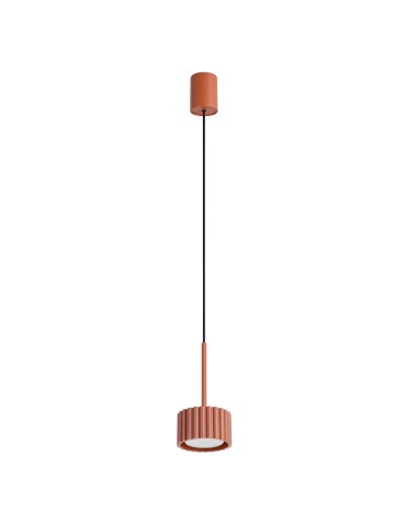 Sollux Lampa wisząca AURA 1 ochra czerwona Gx53 SL.2680