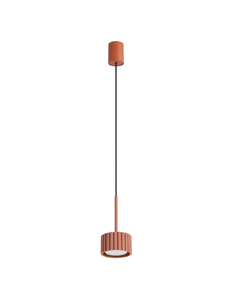 Sollux Lampa wisząca AURA 1 ochra czerwona Gx53 SL.2680 Sollux Lampa wisząca AURA 1 ochra czerwona Gx53 SL.2680