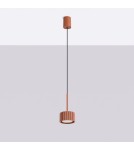 Sollux Lampa wisząca AURA 1 ochra czerwona Gx53 SL.2680 Sollux Lampa wisząca AURA 1 ochra czerwona Gx53 SL.2680