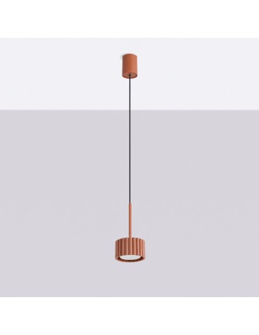 Sollux Lampa wisząca AURA 1 ochra czerwona Gx53 SL.2680 - produkt 2