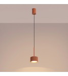Sollux Lampa wisząca AURA 1 ochra czerwona Gx53 SL.2680 Sollux Lampa wisząca AURA 1 ochra czerwona Gx53 SL.2680