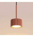 Sollux Lampa wisząca AURA 1 ochra czerwona Gx53 SL.2680 Sollux Lampa wisząca AURA 1 ochra czerwona Gx53 SL.2680