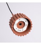 Sollux Lampa wisząca AURA 1 ochra czerwona Gx53 SL.2680 Sollux Lampa wisząca AURA 1 ochra czerwona Gx53 SL.2680