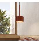 Sollux Lampa wisząca AURA 1 ochra czerwona Gx53 SL.2680 Sollux Lampa wisząca AURA 1 ochra czerwona Gx53 SL.2680