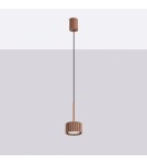 Sollux Lampa wisząca AURA 1 mocca Gx53 SL.2681 Sollux Lampa wisząca AURA 1 mocca Gx53 SL.2681