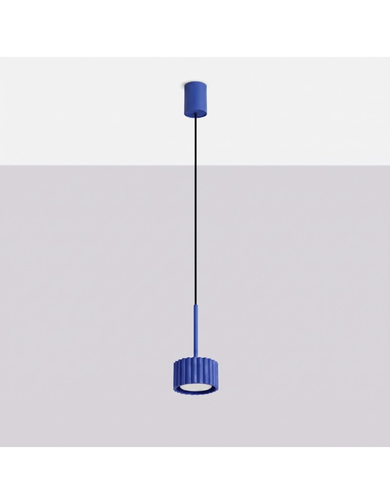 Sollux Lampa wisząca AURA 1 ultramaryna Gx53 SL.2682