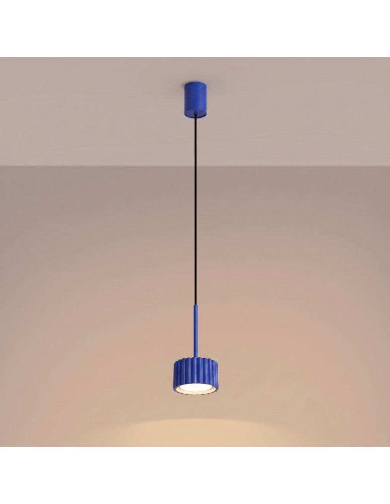 Sollux Lampa wisząca AURA 1 ultramaryna Gx53 SL.2682