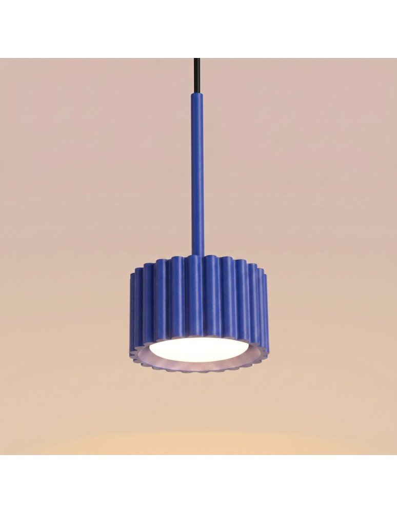 Sollux Lampa wisząca AURA 1 ultramaryna Gx53 SL.2682