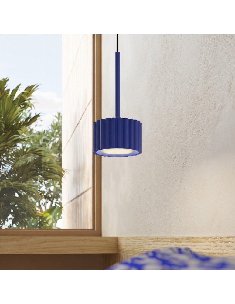 Sollux Lampa wisząca AURA 1 ultramaryna Gx53 SL.2682