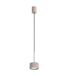 Sollux Lampa wisząca AURA 1 taupe Gx53 SL.2683