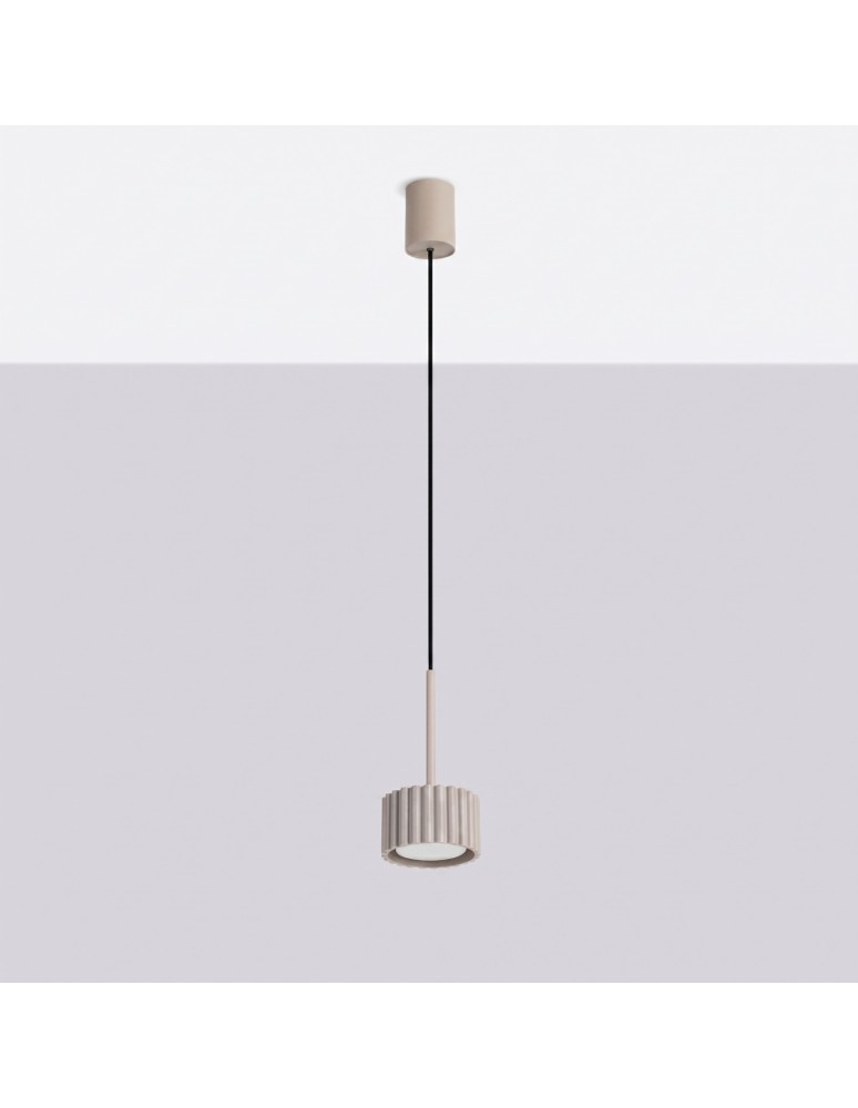 Sollux Lampa wisząca AURA 1 taupe Gx53 SL.2683