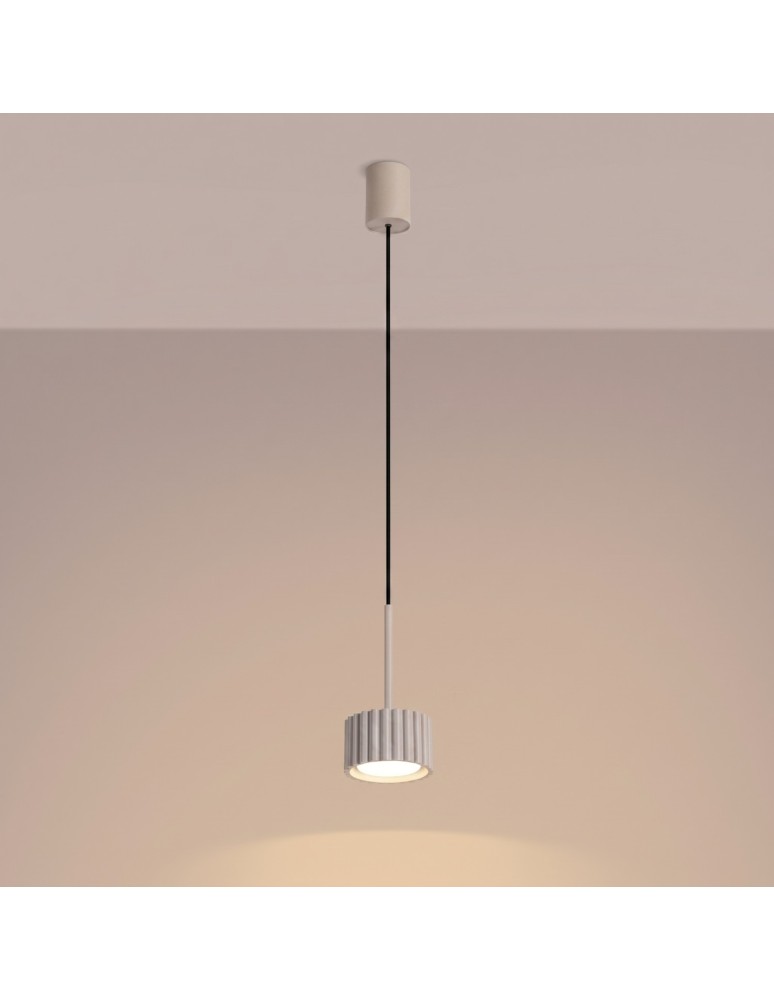 Sollux Lampa wisząca AURA 1 taupe Gx53 SL.2683