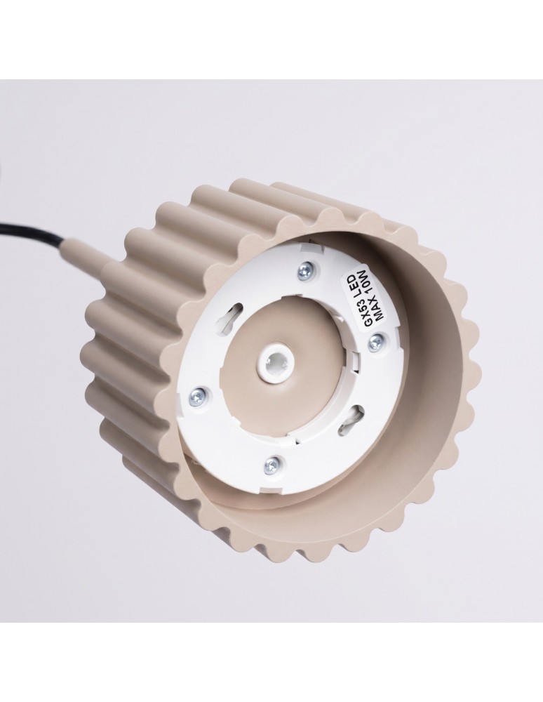 Sollux Lampa wisząca AURA 1 taupe Gx53 SL.2683