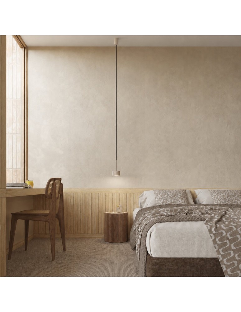Sollux Lampa wisząca AURA 1 taupe Gx53 SL.2683