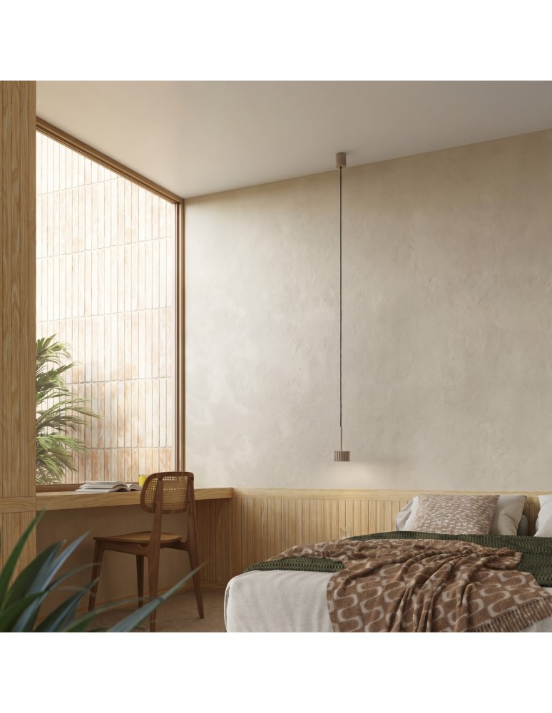 Sollux Lampa wisząca AURA 1 taupe Gx53 SL.2683