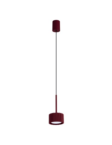 Sollux Lampa wisząca AURA 1 burgund Gx53 SL.2684