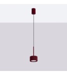 Sollux Lampa wisząca AURA 1 burgund Gx53 SL.2684