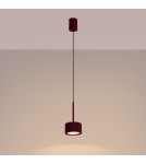 Sollux Lampa wisząca AURA 1 burgund Gx53 SL.2684
