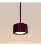 Sollux Lampa wisząca AURA 1 burgund Gx53 SL.2684