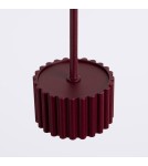 Sollux Lampa wisząca AURA 1 burgund Gx53 SL.2684