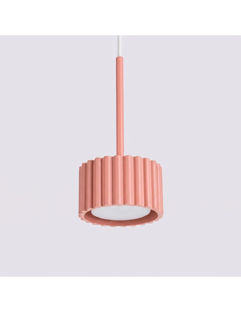 Sollux Lampa wisząca AURA 1 brzoskwiniowa Gx53 SL.2685