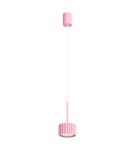 Sollux Lampa wisząca AURA 1 różowa Gx53 SL.2686