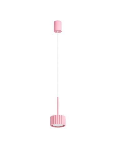 Sollux Lampa wisząca AURA 1 różowa Gx53 SL.2686