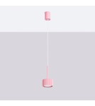 Sollux Lampa wisząca AURA 1 różowa Gx53 SL.2686