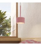 Sollux Lampa wisząca AURA 1 różowa Gx53 SL.2686