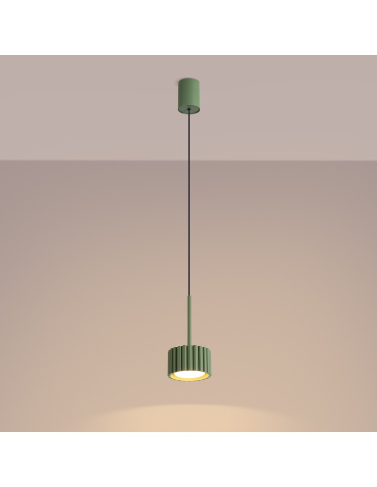 Sollux Lampa wisząca AURA 1 szałwiowa Gx53 SL.2687 Sollux Lampa wisząca AURA 1 szałwiowa Gx53 SL.2687