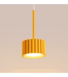 Sollux Lampa wisząca AURA 1 żółta Gx53 SL.2688
