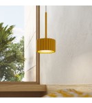 Sollux Lampa wisząca AURA 1 żółta Gx53 SL.2688