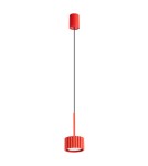 Sollux Lampa wisząca AURA 1 czerwona Gx53 SL.2689 Sollux Lampa wisząca AURA 1 czerwona Gx53 SL.2689