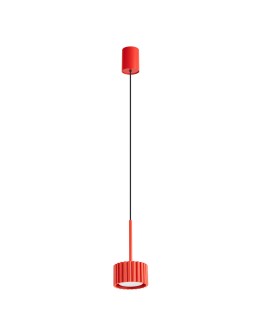 Sollux Lampa wisząca AURA 1 czerwona Gx53 SL.2689