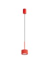 View Sollux Lampa wisząca AURA 1 czerwona Gx53 SL.2689