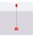 Sollux Lampa wisząca AURA 1 czerwona Gx53 SL.2689 Sollux Lampa wisząca AURA 1 czerwona Gx53 SL.2689