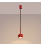 Sollux Lampa wisząca AURA 1 czerwona Gx53 SL.2689 Sollux Lampa wisząca AURA 1 czerwona Gx53 SL.2689
